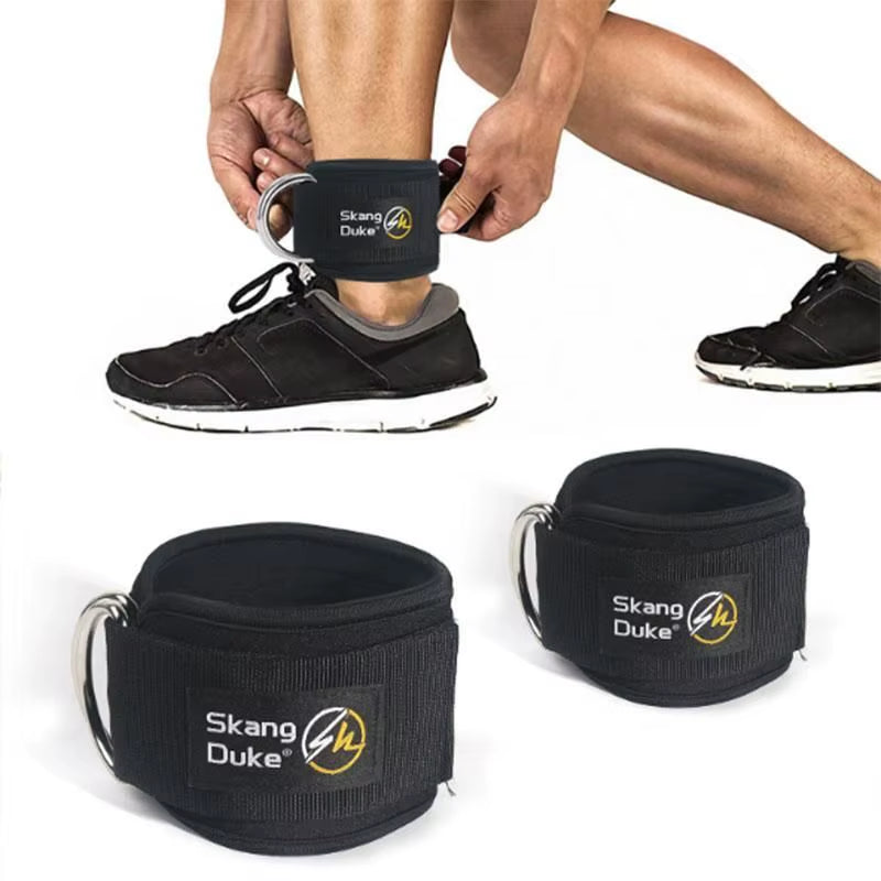 1/2PCS Padded Ankle Straps Ankle Straps for Cable Machines D-Ring Comfortable Gym Pulley Anklet Fitness Anklet for Gym Pulley